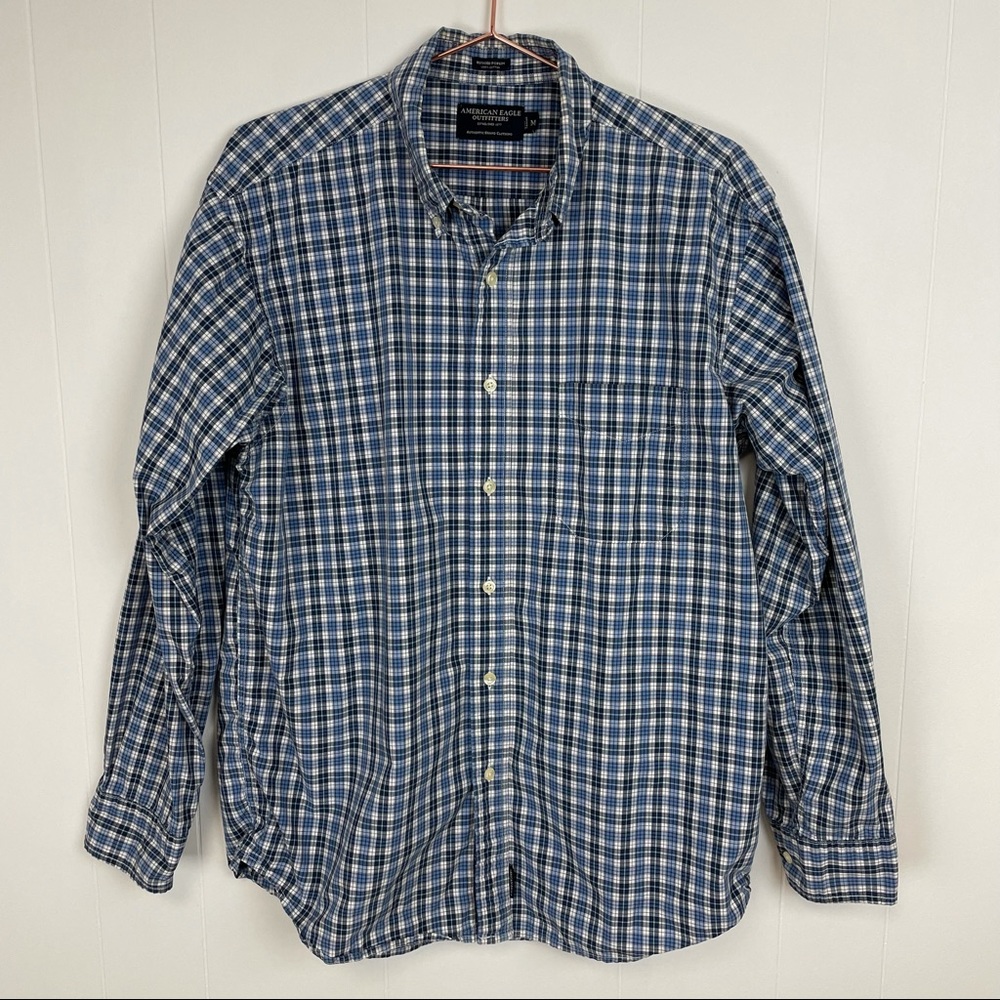 American Eagle Outfitters Plaid Button Down Shirt - Picture 1 of 7
